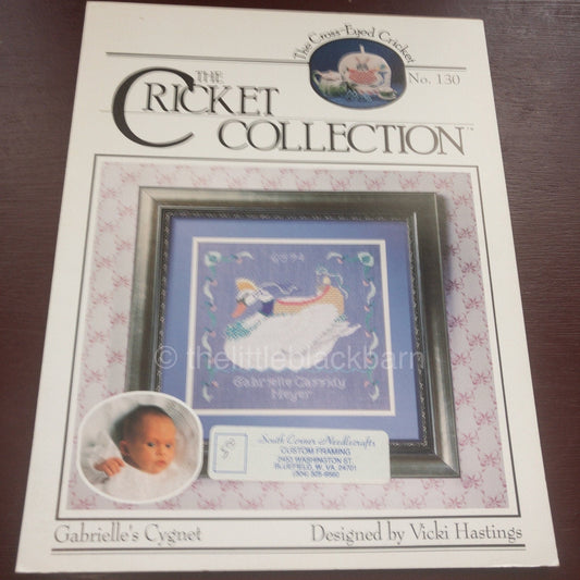 The Cricket Collection, Gabrielle&#39;s Cygnet, Vintage 1994, Counted Cross Stitch Design