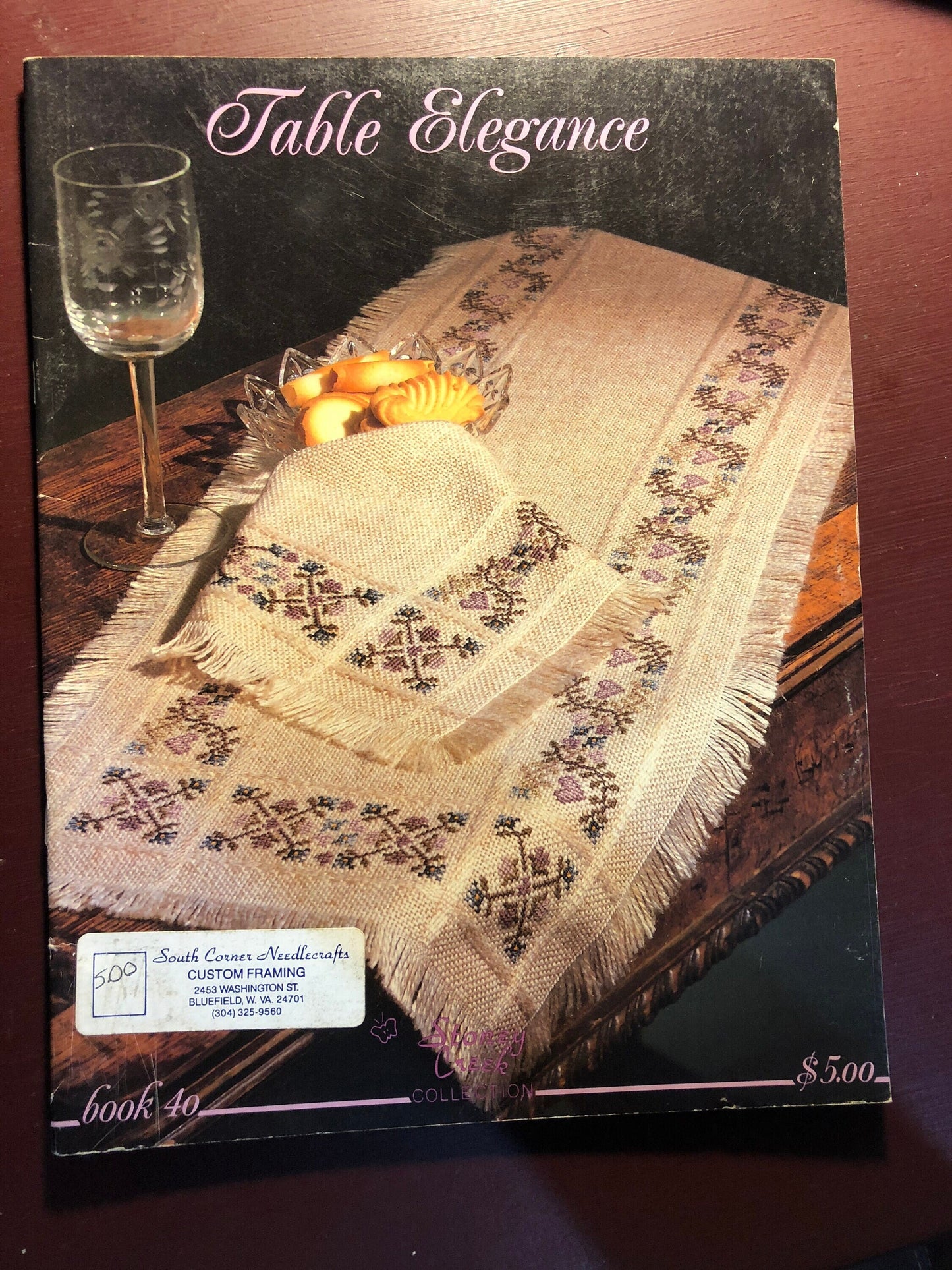 Stony Creek, Table Elegance, Vintage 1987, Book 40, Counted Cross Stitch Pattern