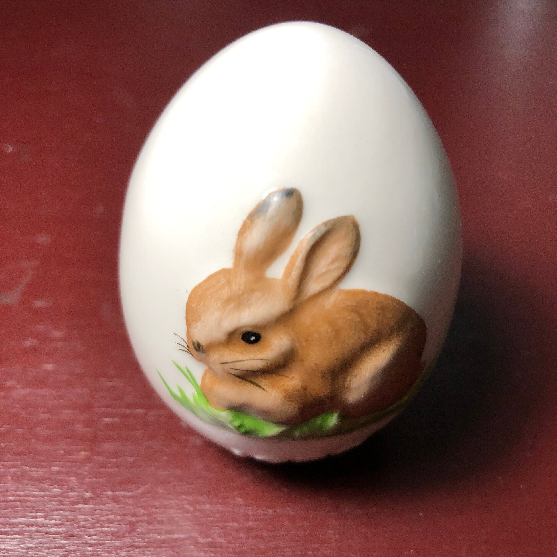 Bunny Egg Dated 1980, Goebel West Germany Vintage Collectible