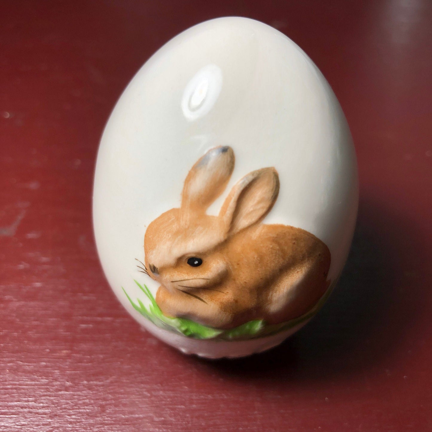 Bunny Egg Dated 1980, Goebel West Germany Vintage Collectible