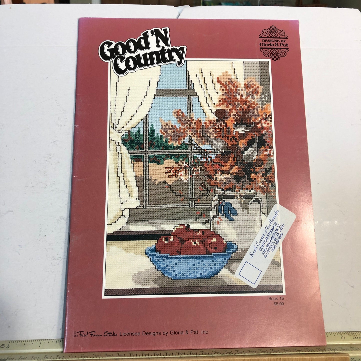 Gloria & Pat, Red Farm Studios, Good&#39;N Country, Vintage 1982, Counted Cross Stitch Chart