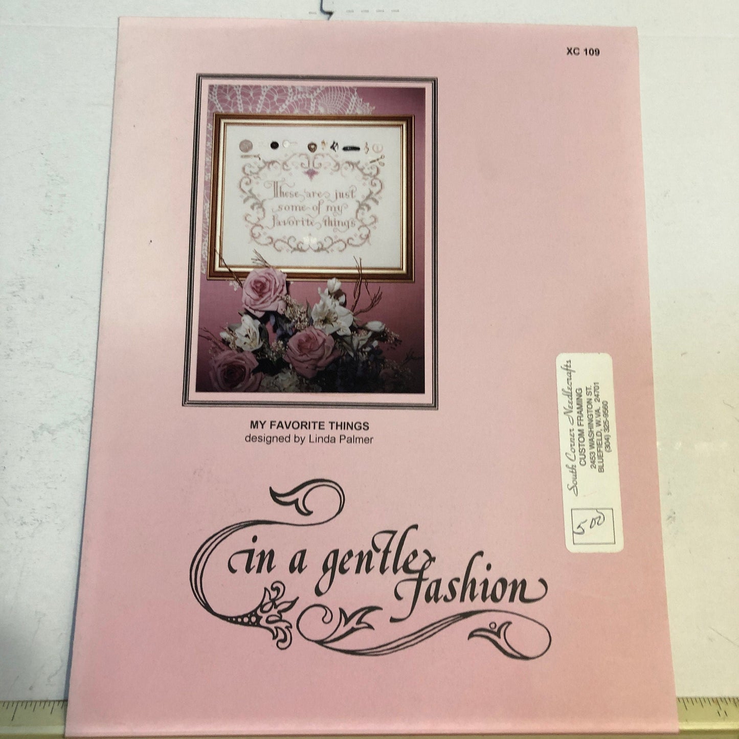 in a gentle fashion, My Favorite Things, Linda Palmer, Vintage 1995, Counted Cross Stitch Chart*