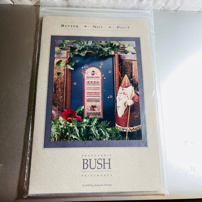 Shepherd&#39;s Bush, Better Not Pout, Vintage 1995, Counted Cross Stitch Chart*