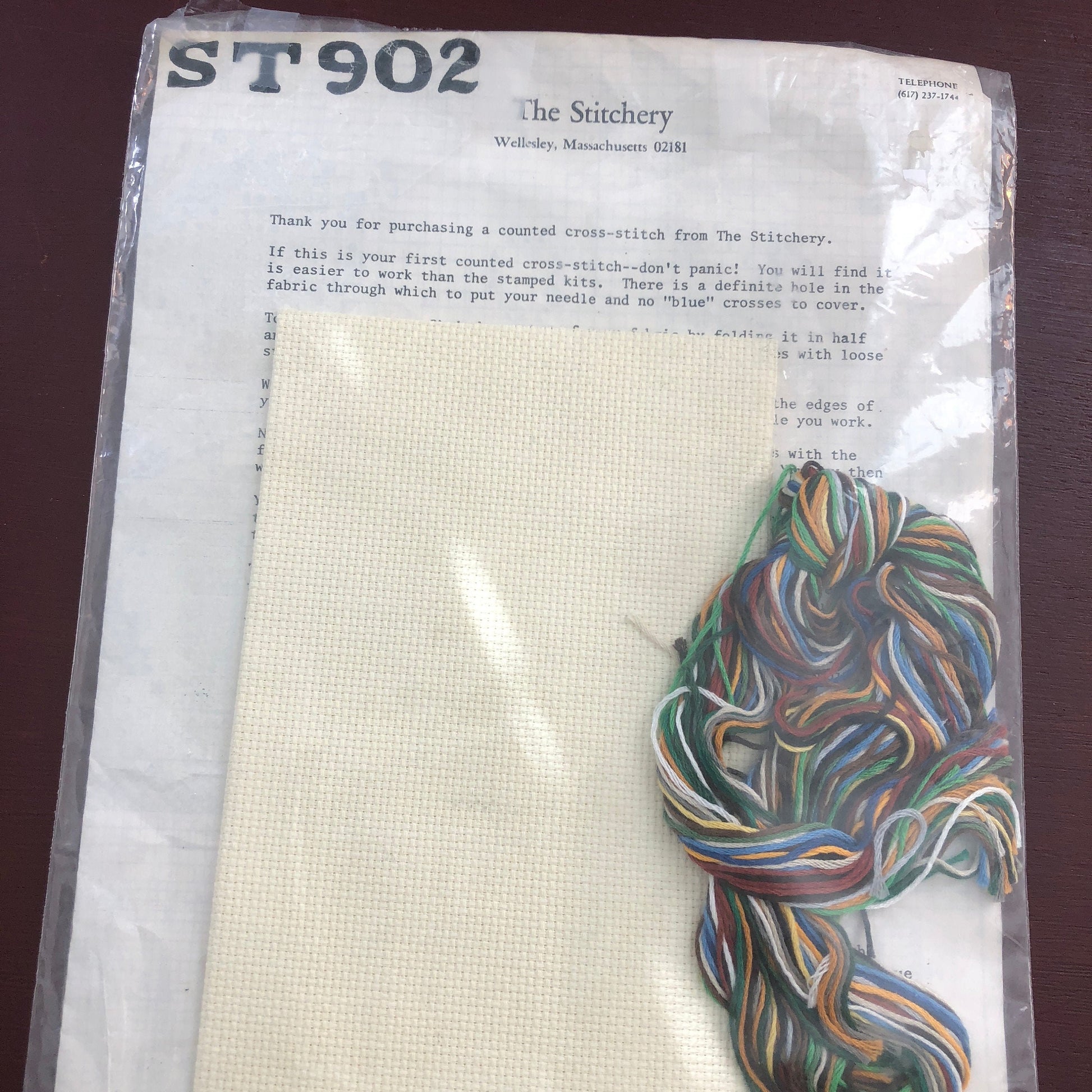 The Stitchery, Duck Pattern, ST902, Vintage, Counted Cross Stitch Kit