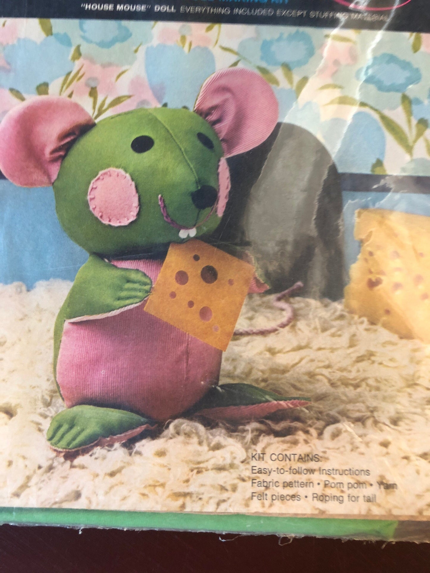 Avon, Creative Needlecraft, House Mouse, Vintage, Doll Kit