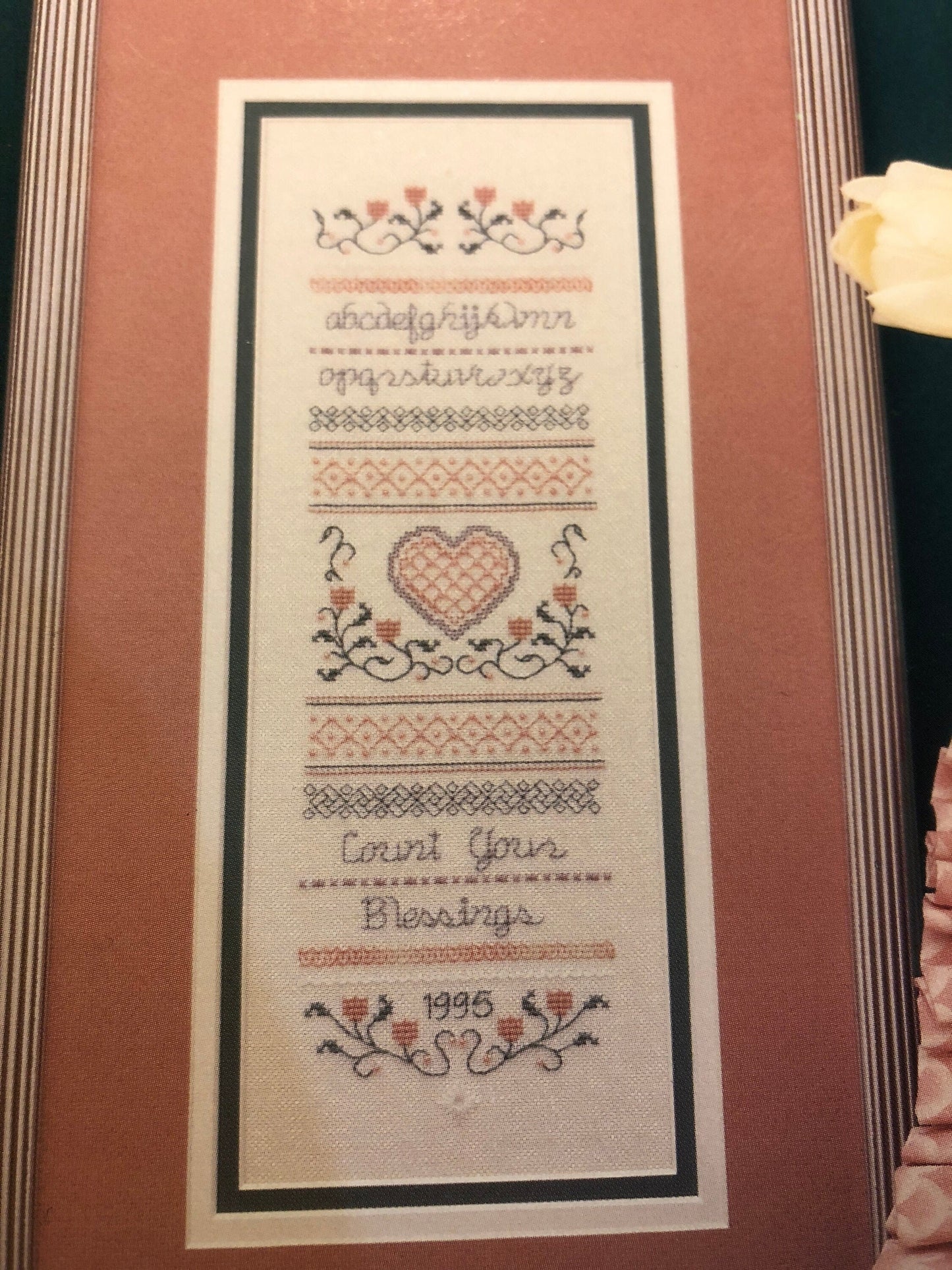 The Sweetheart Tree, Count Your Blessings,Sandra Cox Vanosdall, Vintage 1995, Counted Cross Stitch Patterns