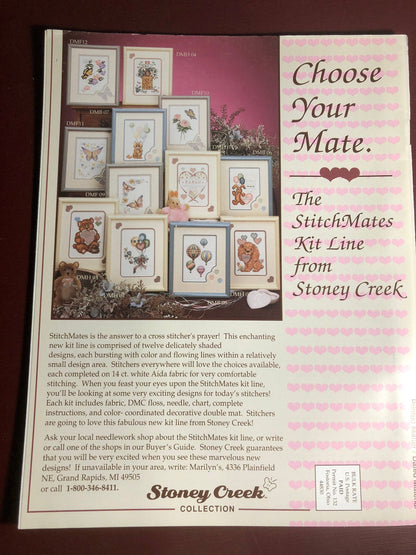 Stoney Creek, Collection, Magazine, Vintage, 1992,Jan/Feb, Counted Cross Stitch, Patterns