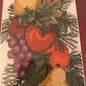 Designs for the Needle 1989 Fruit Bell Pull, counted cross stitch kit. new sealed kit*