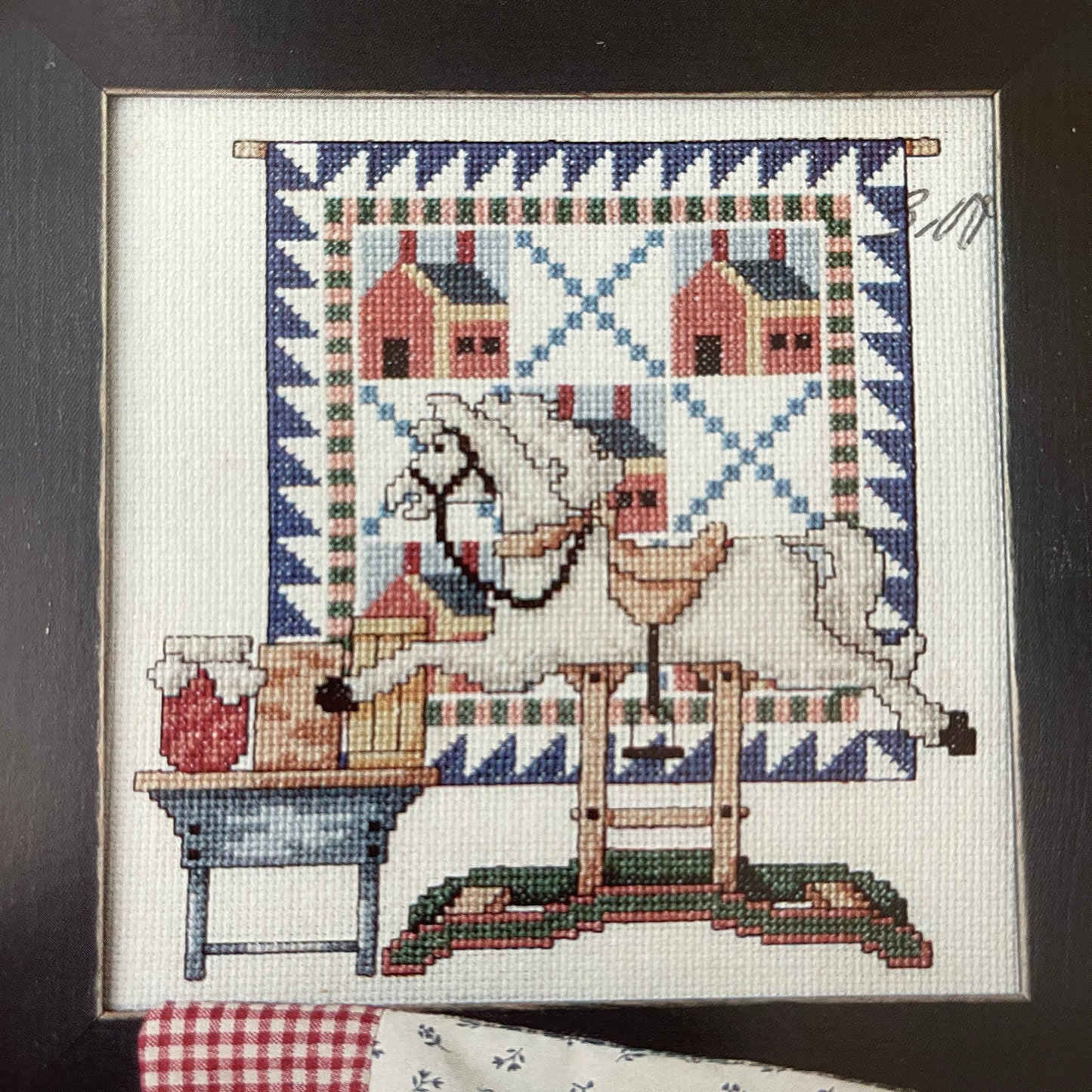 Jeremiah Junction, Hobby Horses & Quilts, JL187, Vintage 1992, Counted Cross Stitch Chart