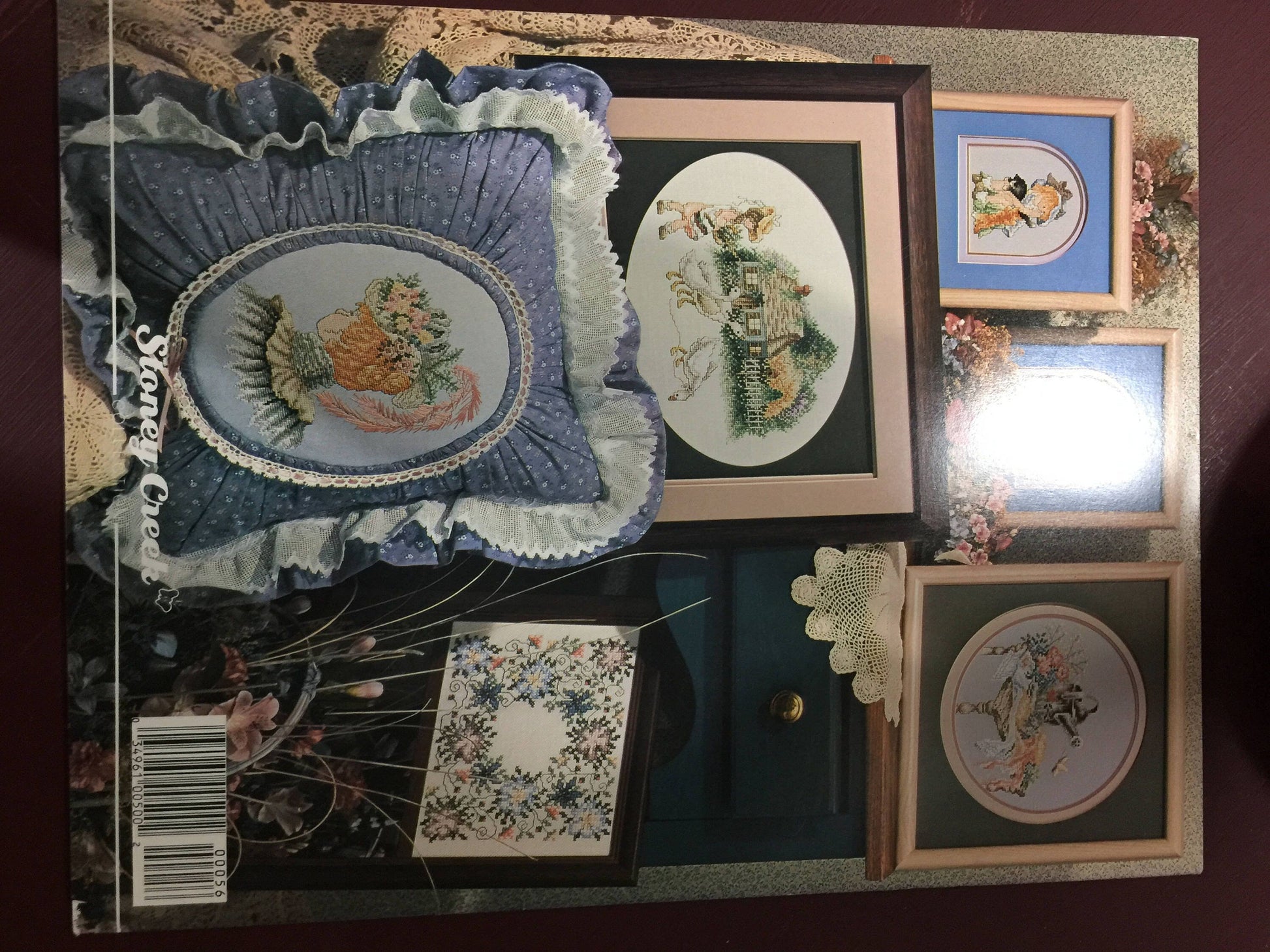 Stoney Creek &quot;Garden Treasures&quot; Book 56 Vintage 1988 cross stitch pattern