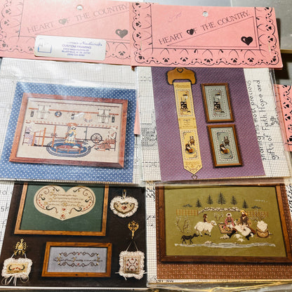 Heart Of The Country, Choice of 4, Counted Cross Stitch Design Charts, See Variations*