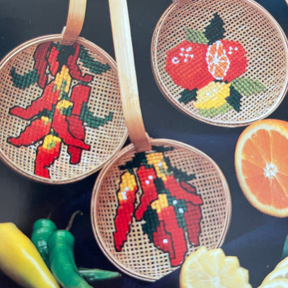 Sew Fine Presents, Basket Stitchin&#39;, Volume 1, Vintage 1983, Counted Cross Stitch Chart