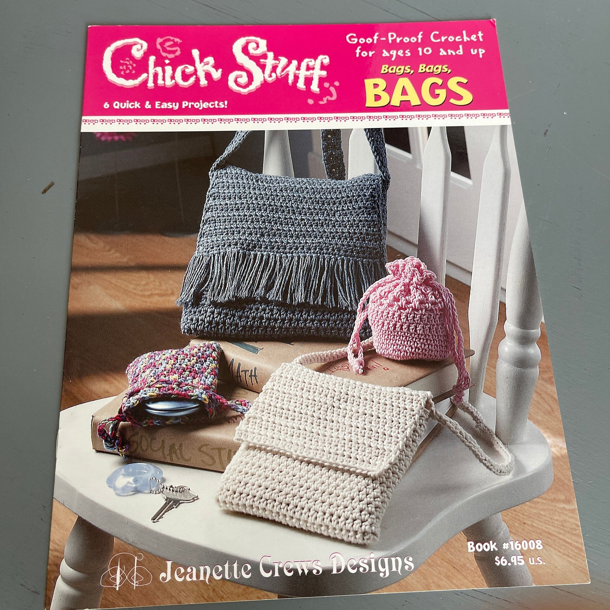 Jeanette Crews Designs, Chick Stuff, 10 Projects, 2005, Crochet, Design Pattern Booklet