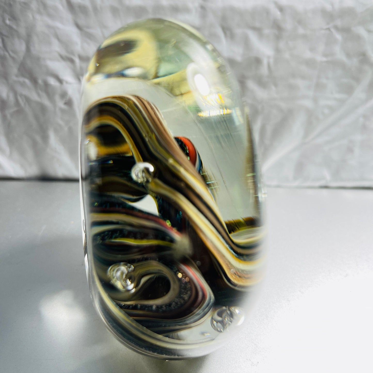 CC Walters, Choice of 2, Signed By Artist, Vintage 1999, Art Glass, Paper Weights, See Variations*