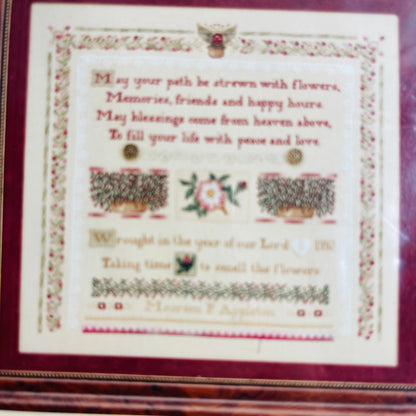 The Heart&#39;s Content, English Elegance, Vintage 1992, Cross Stitch Kit, See Description*