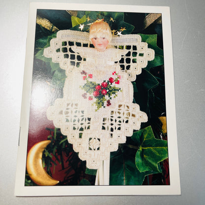 Cross &#39;N Patch, Angel, vintage 1999, counted cross stitch ornament chart