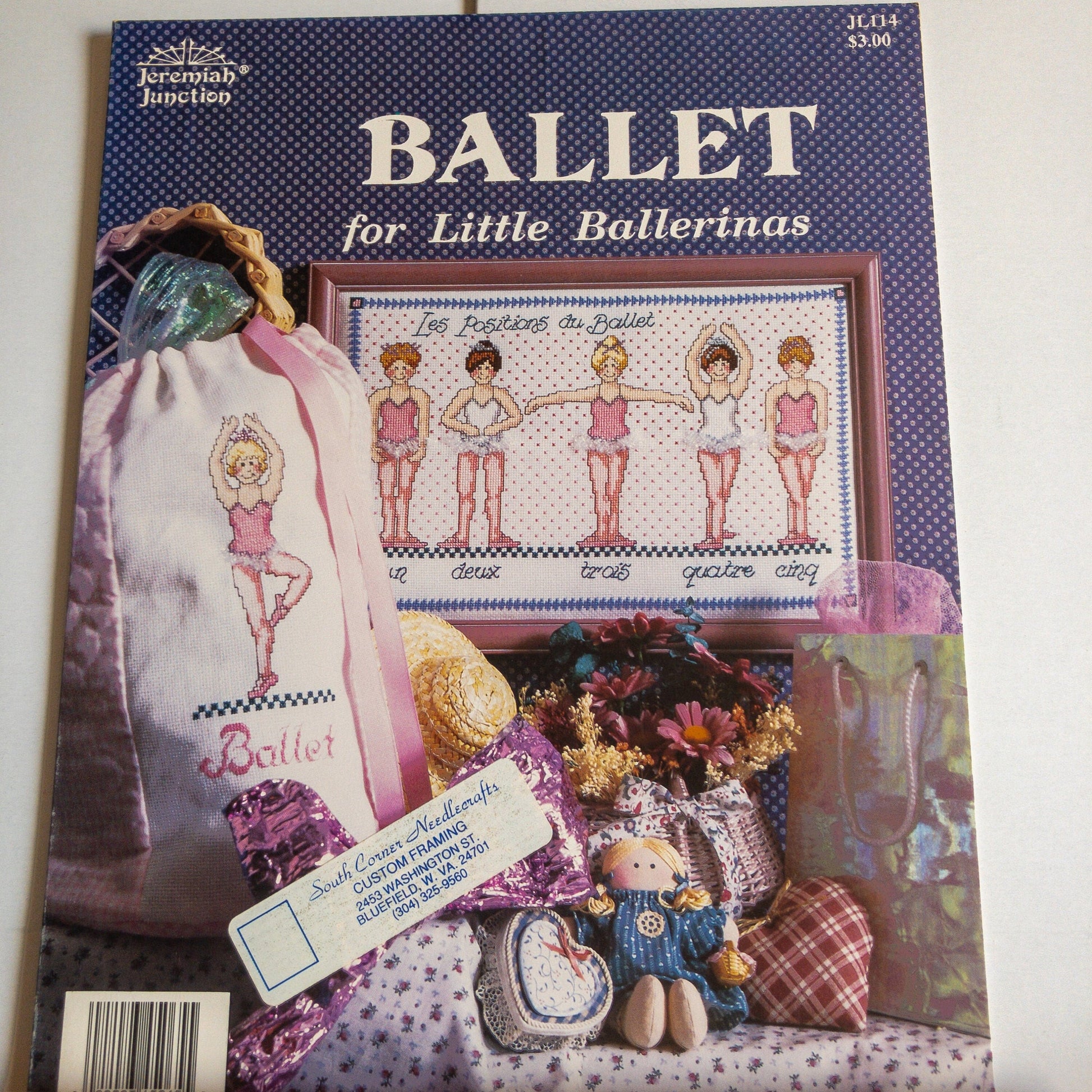 Jeremiah Junction, Ballet for Little Ballerinas, Vintage 1991, Counted Cross Stitch Chart