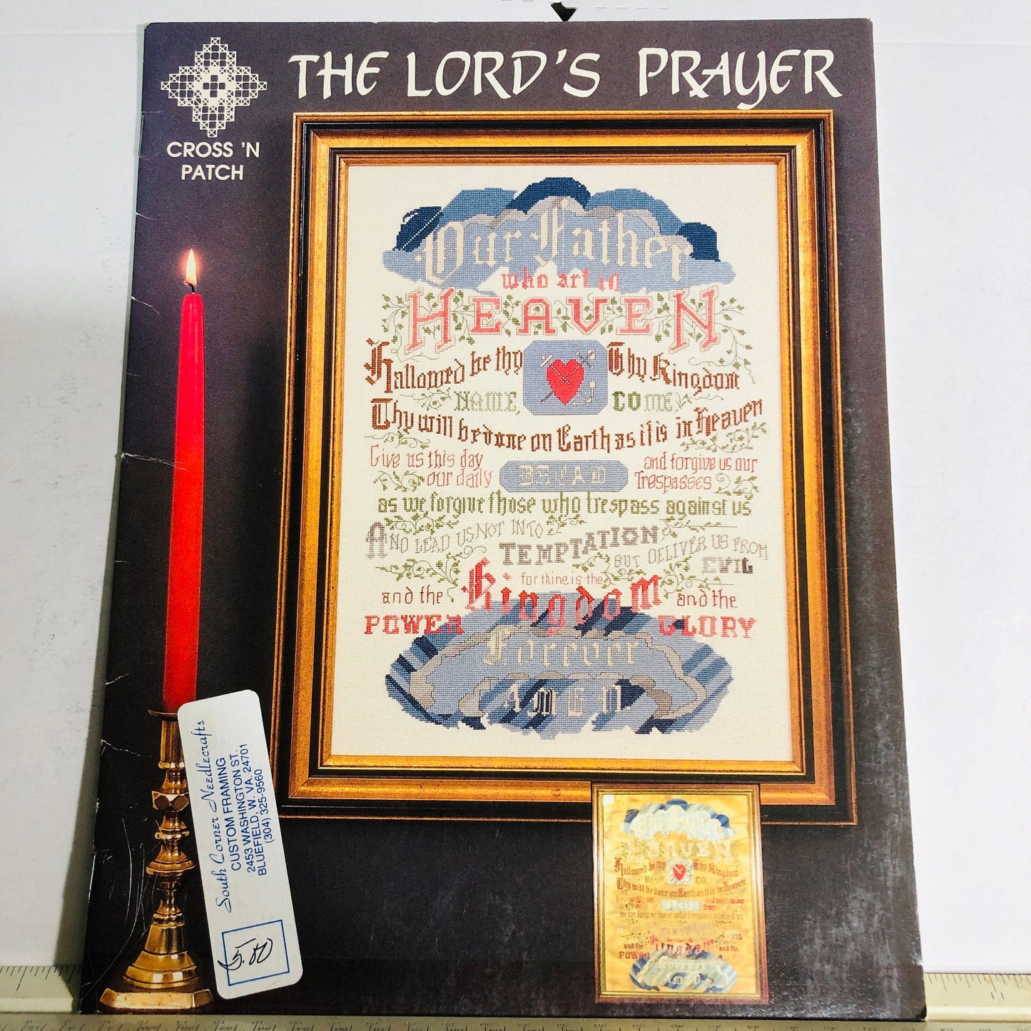 Cross &#39;N Patch, The Lord&#39;s Prayer, Vintage Counted Cross Stitch Chart*