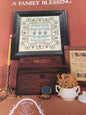 Homespun Elegance A Family Blessing Book No. 70 Vintage counted cross stitch design