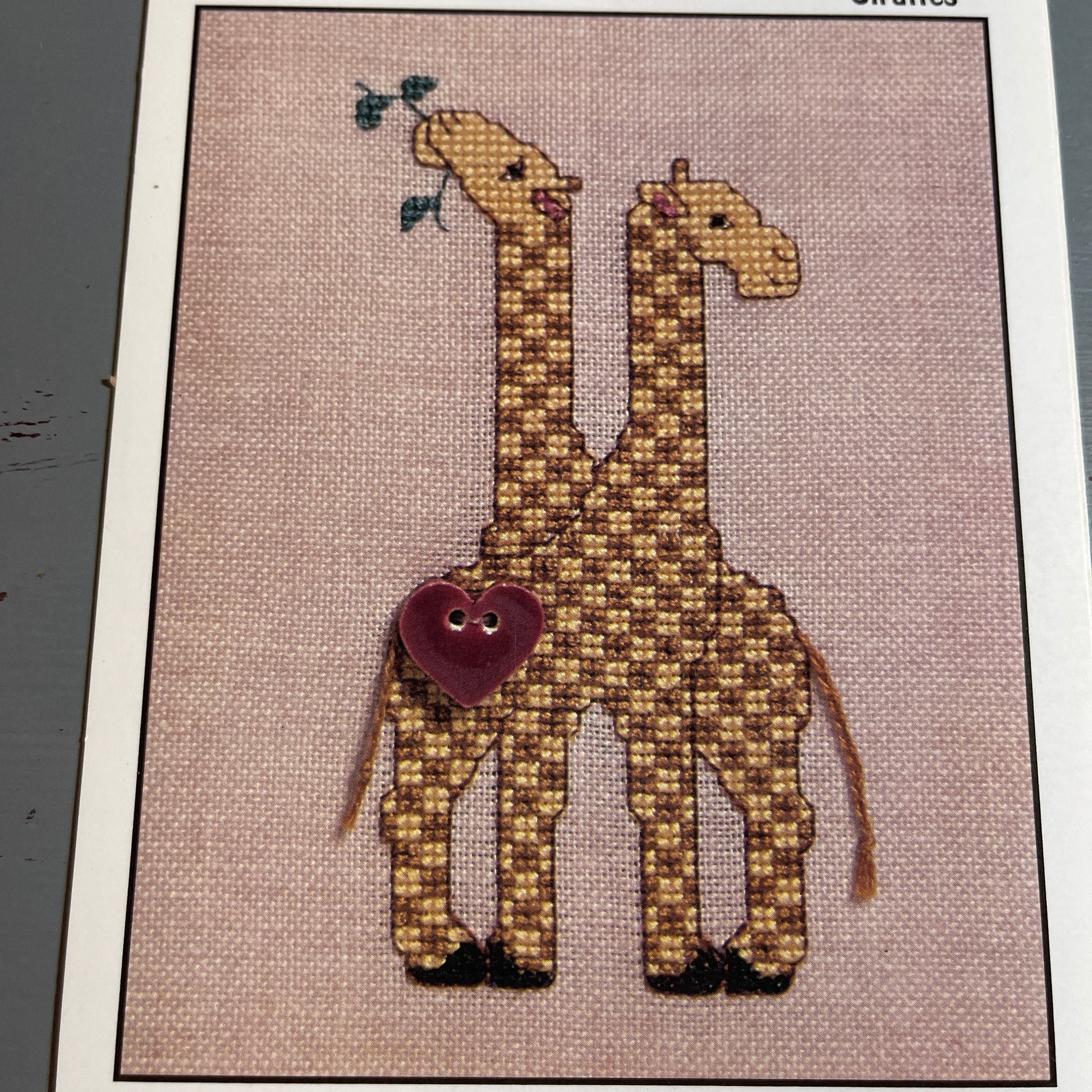 Heartstrings Noah and Company Choice of Pandas, Giraffes, Hippos, or Llamas, Vintage 1998 Counted Cross stitch Charts