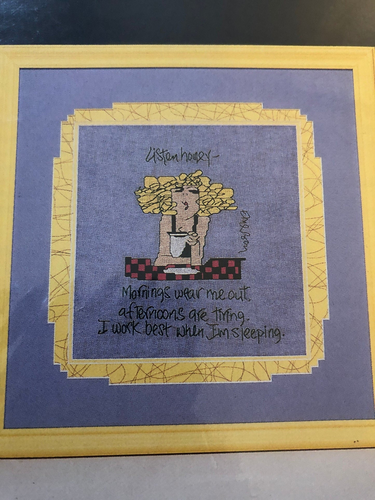 Twisted Threads choice Listen Honey Life&#39;s a Stitch! counted cross stitch charts see pictures and variations* 1 of 3