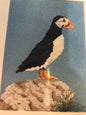 Cape Breton Puffin, Judy Pottle, Nova Scotia, Vintage 1992, Counted Cross Stitch Pattern