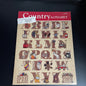 Just Cross Stitch Country Alphabet Vintage 1989 Counted Cross Stitch Pattern Book