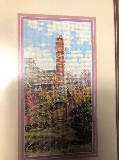 Marty Bel, Horsham Farmhouse, by Mildred Hinnant Hedgepath, A Pegasus Publication, Leaflet 336, Vintage 1992, Counted Cross Stitch Design