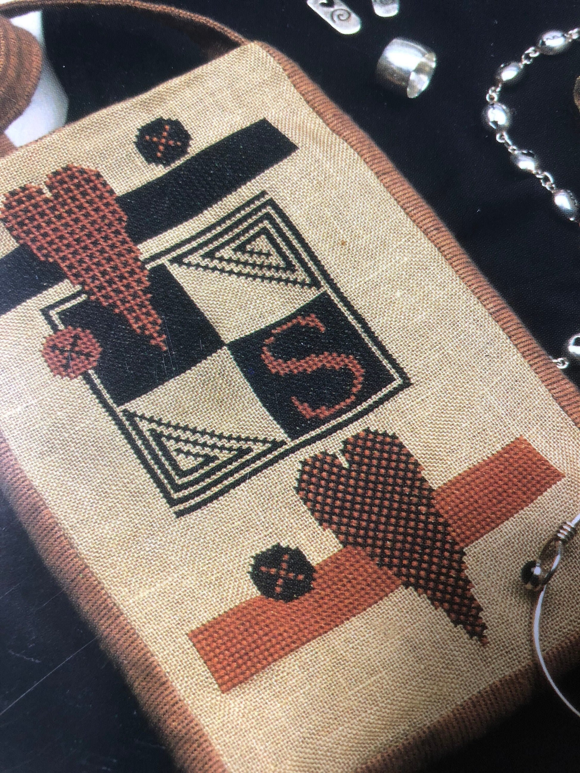 Twisted Threads, Pocketbook Hearts, by Ruth A Sparrow, Counted Cross Stitch Pattern