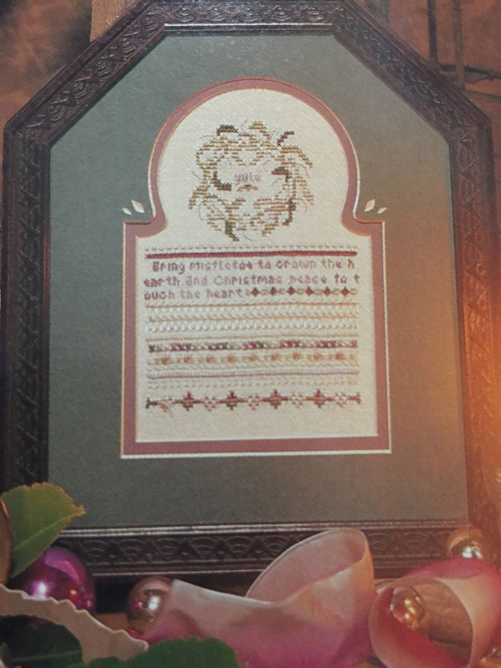 Shepards Bush Misletoe Vintage 1991 cross stitch pattern