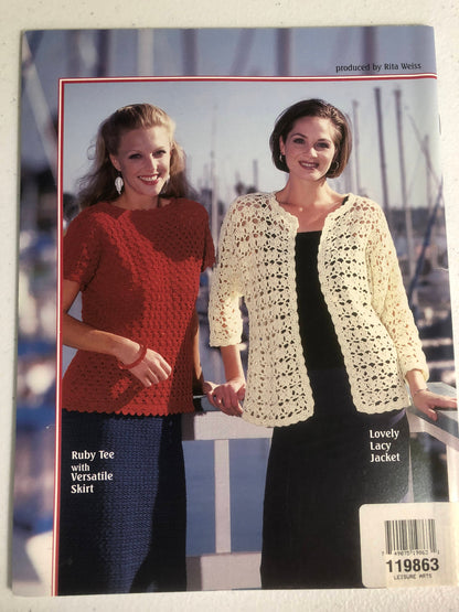 Crochet Cotton Separates American School of Needlework pattern book by Joyce Nordstrom