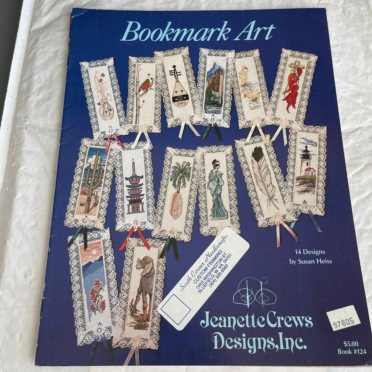 Amazing Book Mark Gift Pack 4 Design Books* and 6 Book Marks* To Stitch On See Pictures and Description*