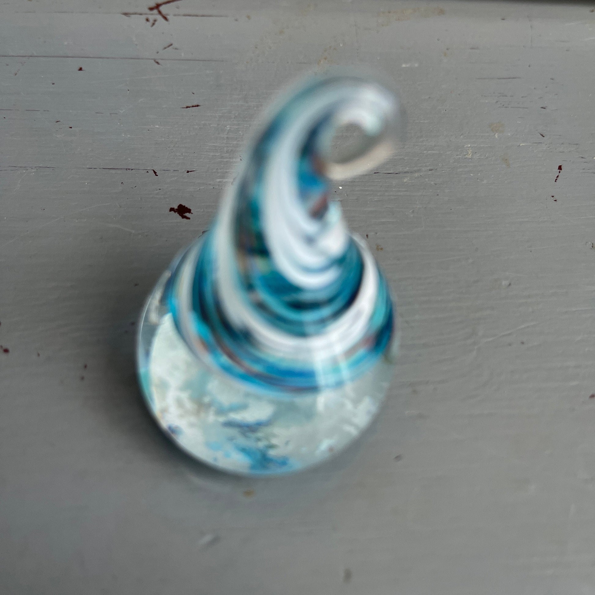 Candy Kiss Edgecomb Pottery Maine Vintage Mini Glass Collectible Paperweight Figurine