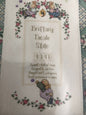 Lorri Birmingham, Sweet Child of Mine, Heirloom Birth Announcement, Counted Cross Stitch Pattern, Antique Gold Plated Locket Included 8x14&quot;