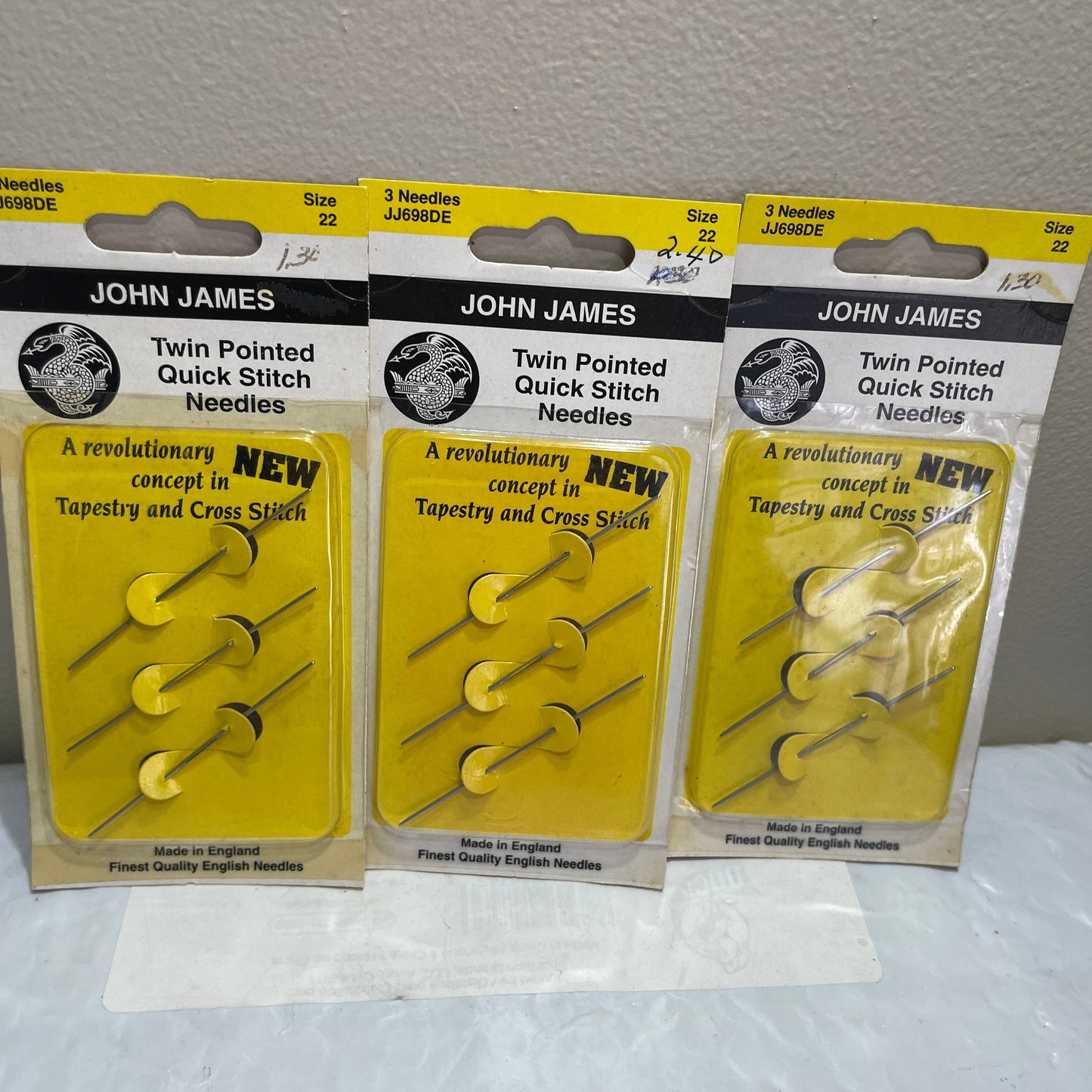 John James Choice Of Needle Sets Sewing Notions See Details and Variations*