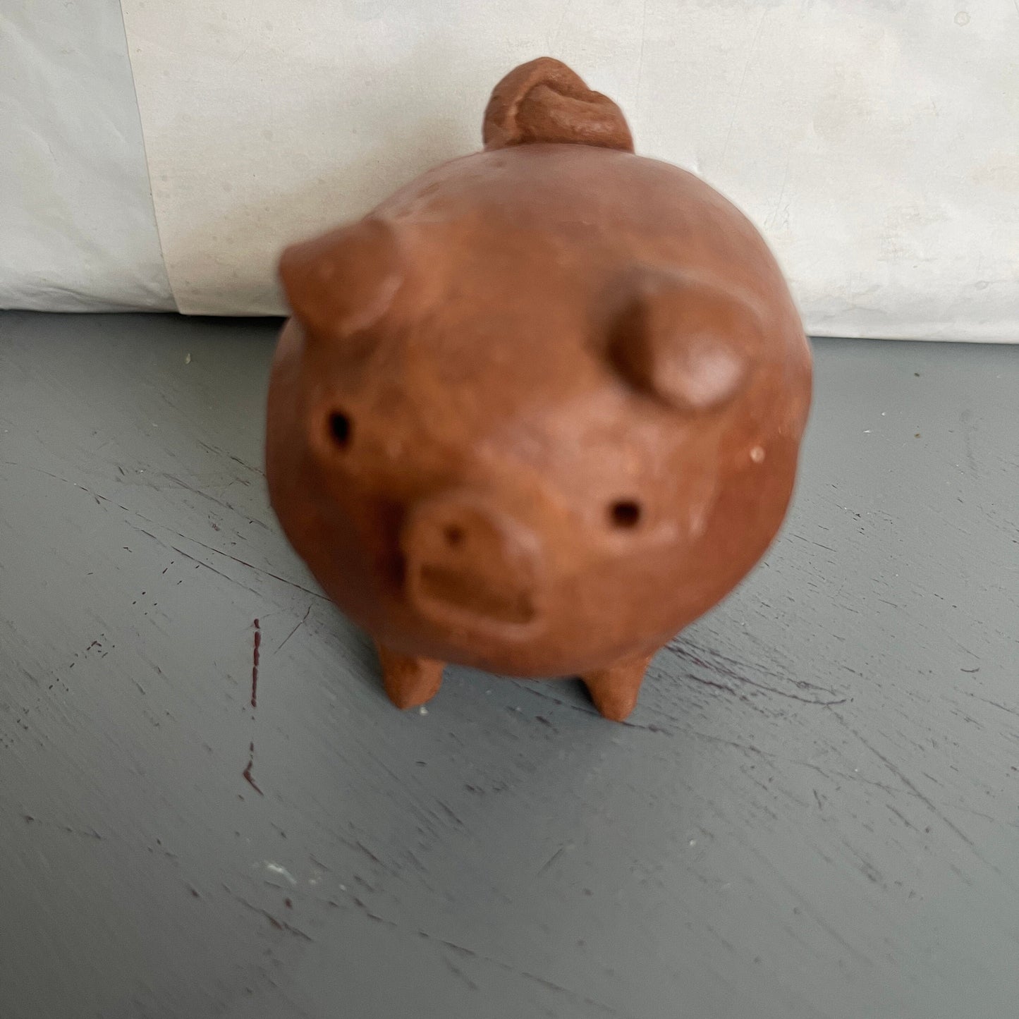 Pretty Little Piggy Handcrafted In Chili Vintage Figurine