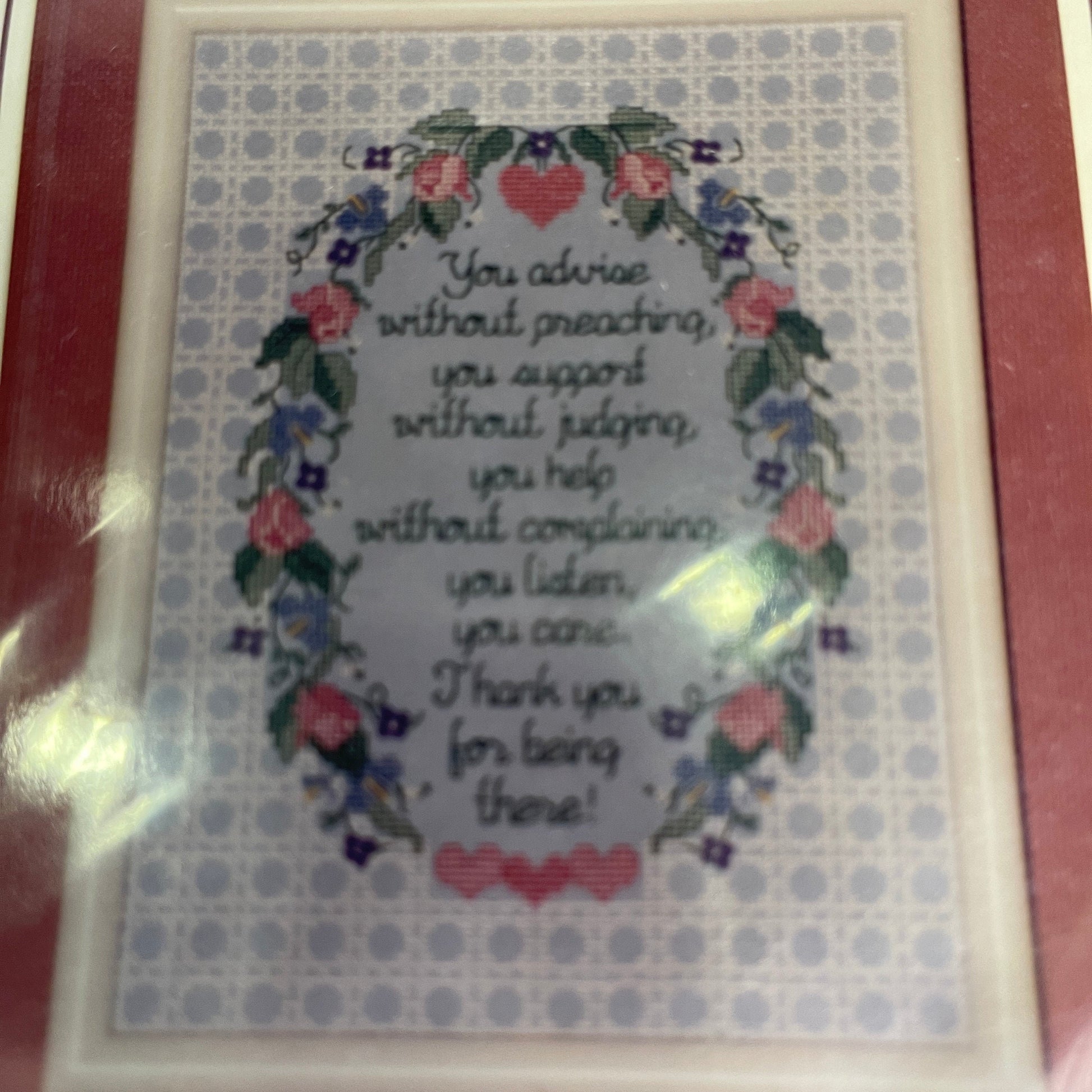 Needle Maid Designs Appreciation Sampler Counted Cross Stitch Chart