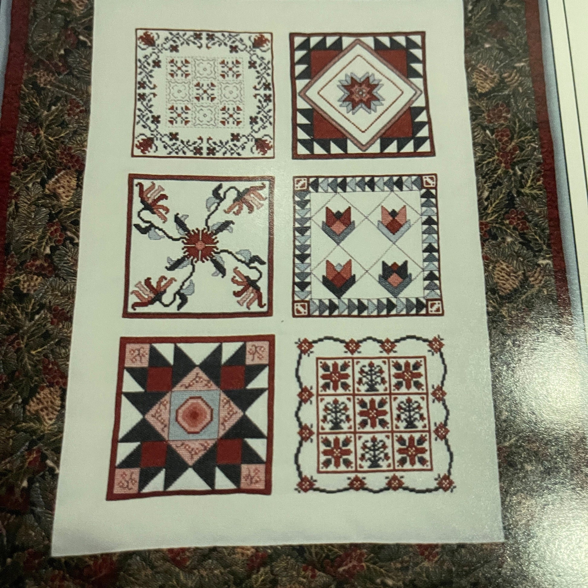 Canterbury Designs Quilts-A-Plenty # 1 Leaflet 50 Vintage 1997 Counted Cross Stitch Chart