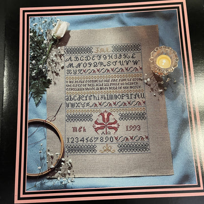 Kohl-Lection Mary&#39;s Sampler Vintage 1993 Counted Cross Stitch Chart