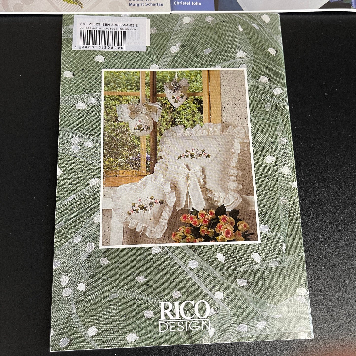 Rico Design Set of 3 Flowering Ambience Summer Garden and Floral Alphabet Counted Cross Stitch Chart