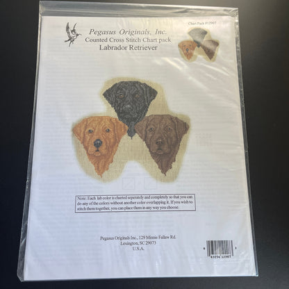 Pegasus Originals Choice of 4 Dog Counted Cross Stitch Charts See Pictures Descriptions and Variations*