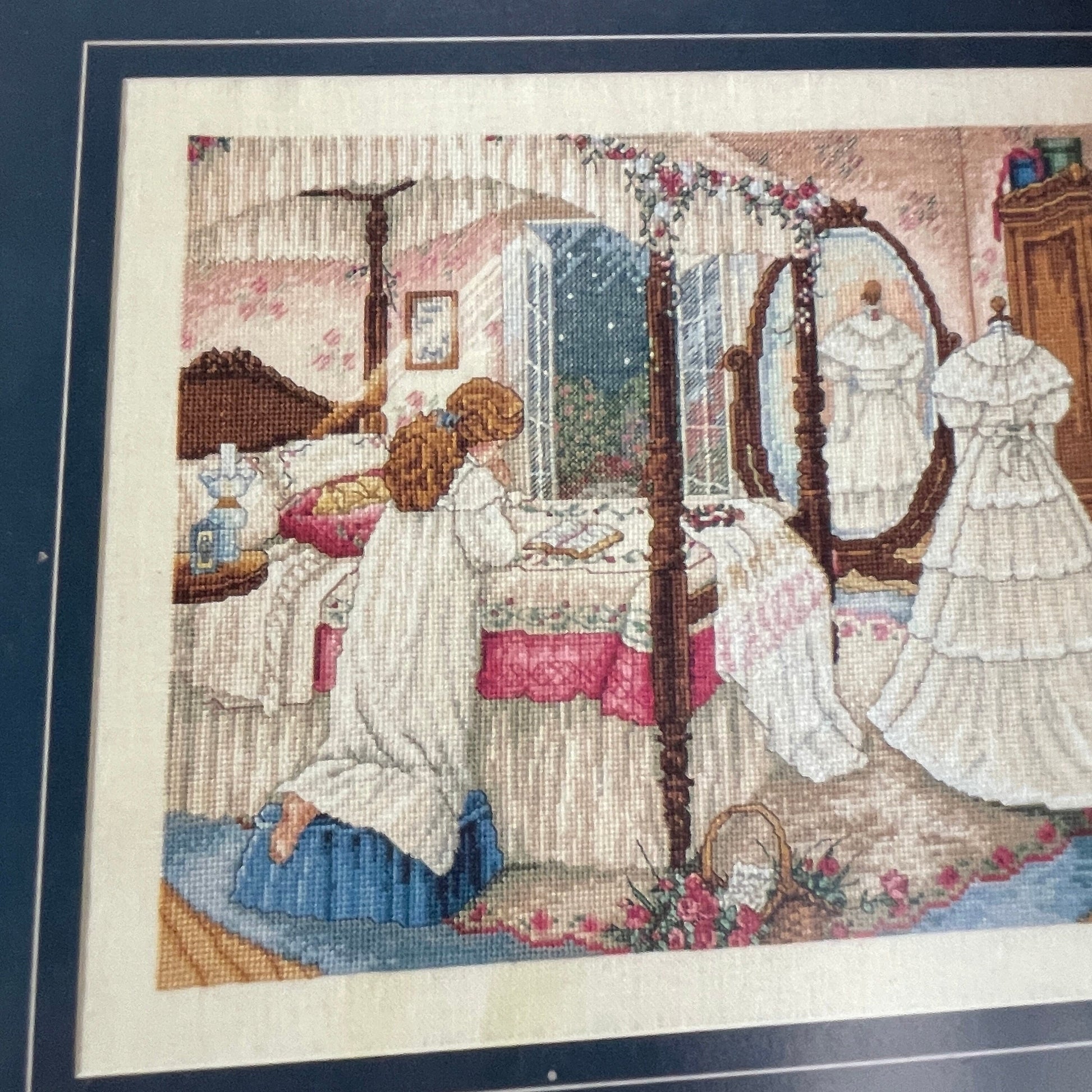 Leisure Arts Paula Vaughn A Brides Prayer Book Sixty Nine Vintage 1999 Counted Cross Stitch Chart