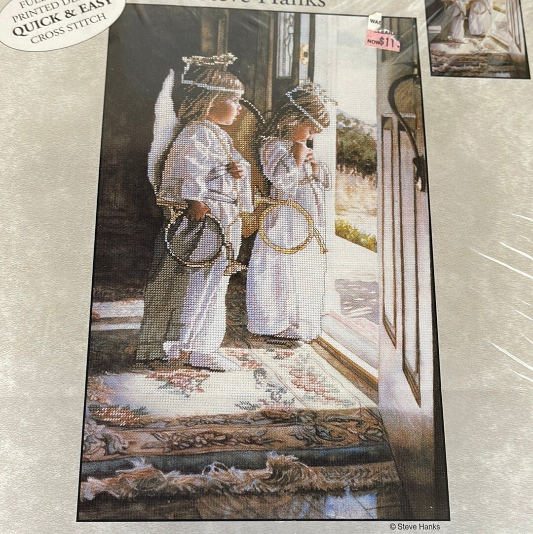 Candamar Designs Little Angels Picture Vintage 2001 Counted Cross Stitch Kit*