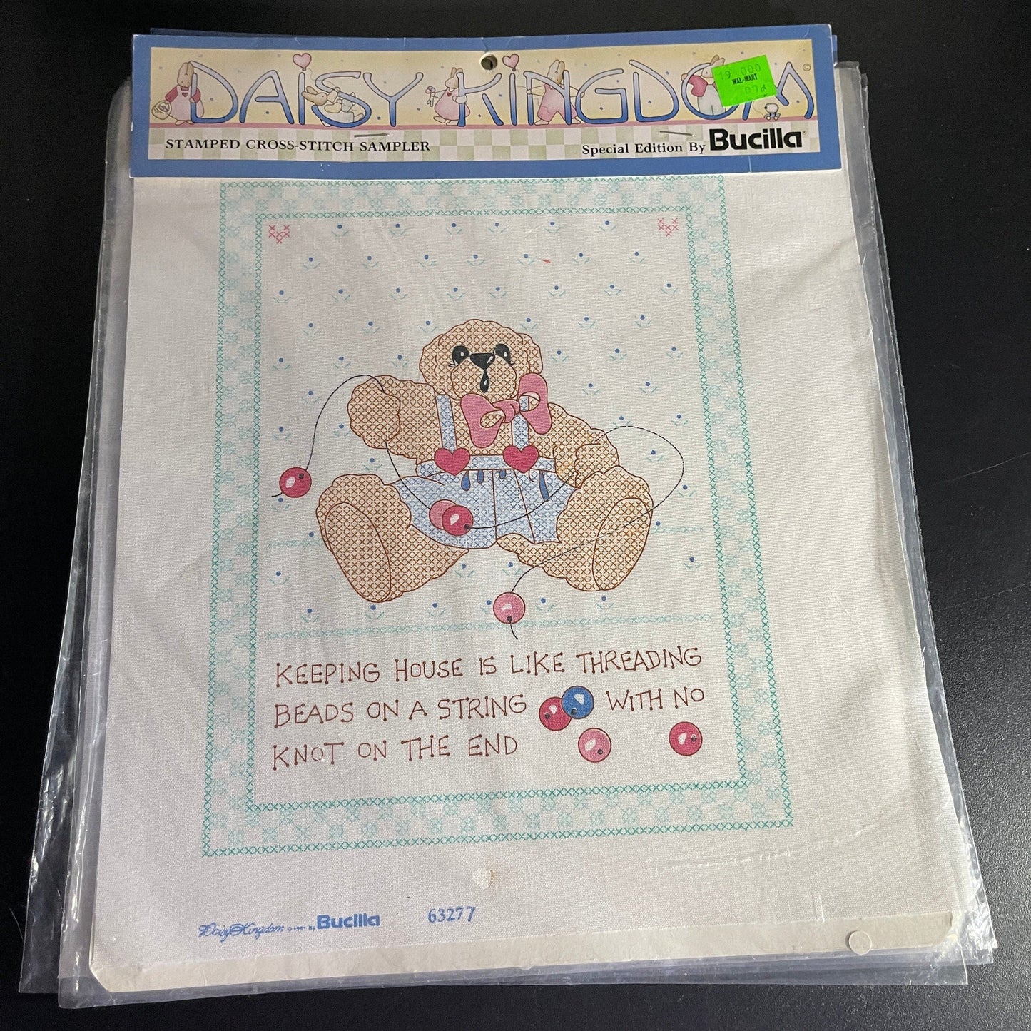 Daisy Kingdom by Bucilla choice of vintage stamped cross Stitch sampler patterns see pictures and variations*