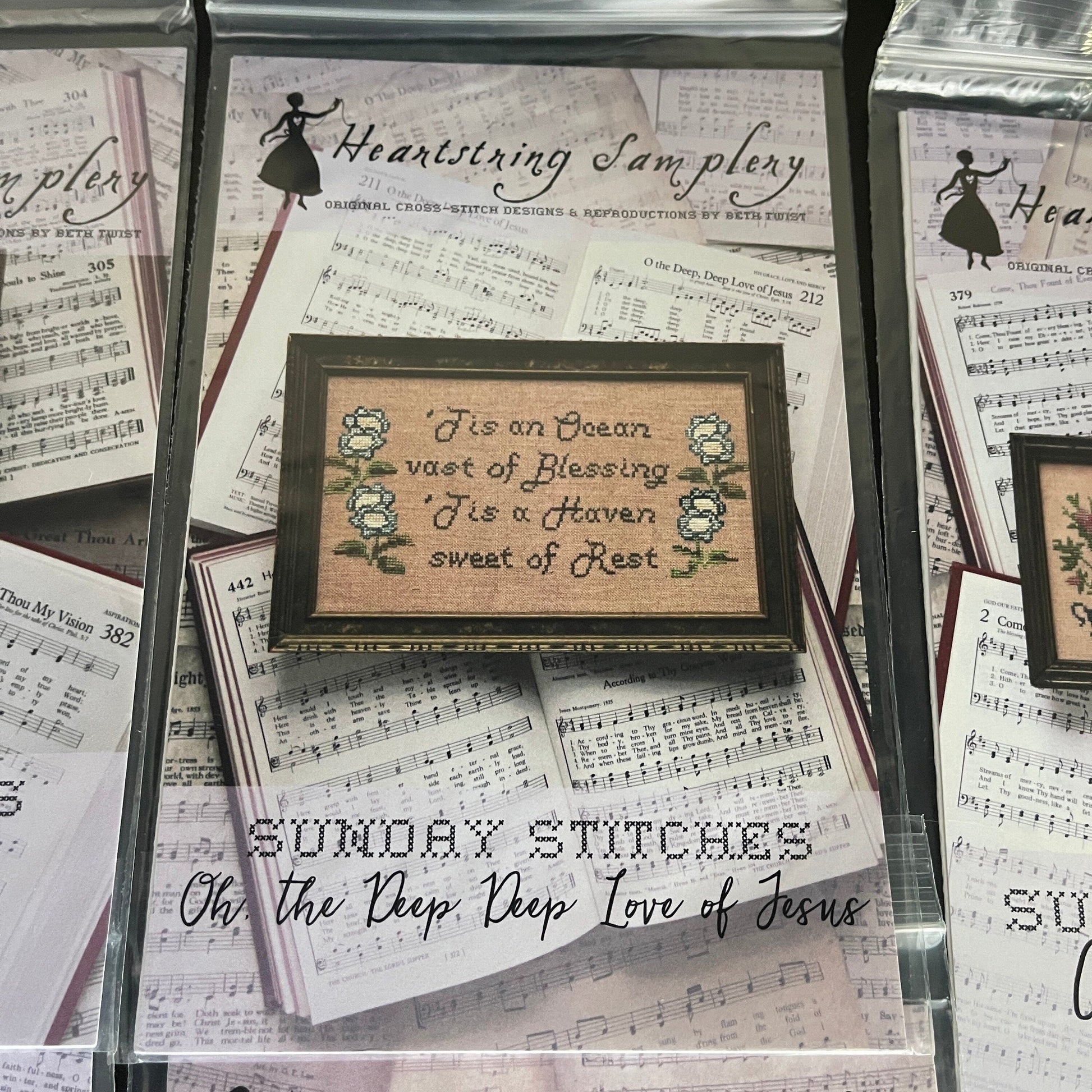 Heartfelt Samplery Sunday Stitches set of 6 limited circulation see pictures and description*