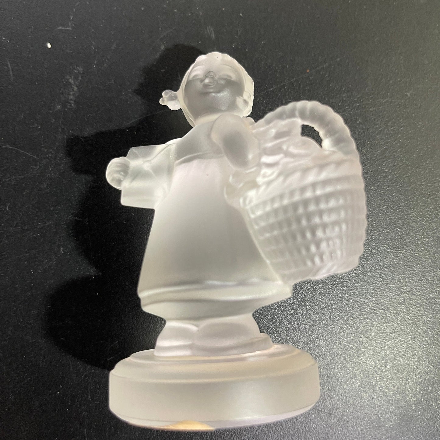 Goebel Crystal Hummel Meditation Girl with Basket vintage collectible figurine