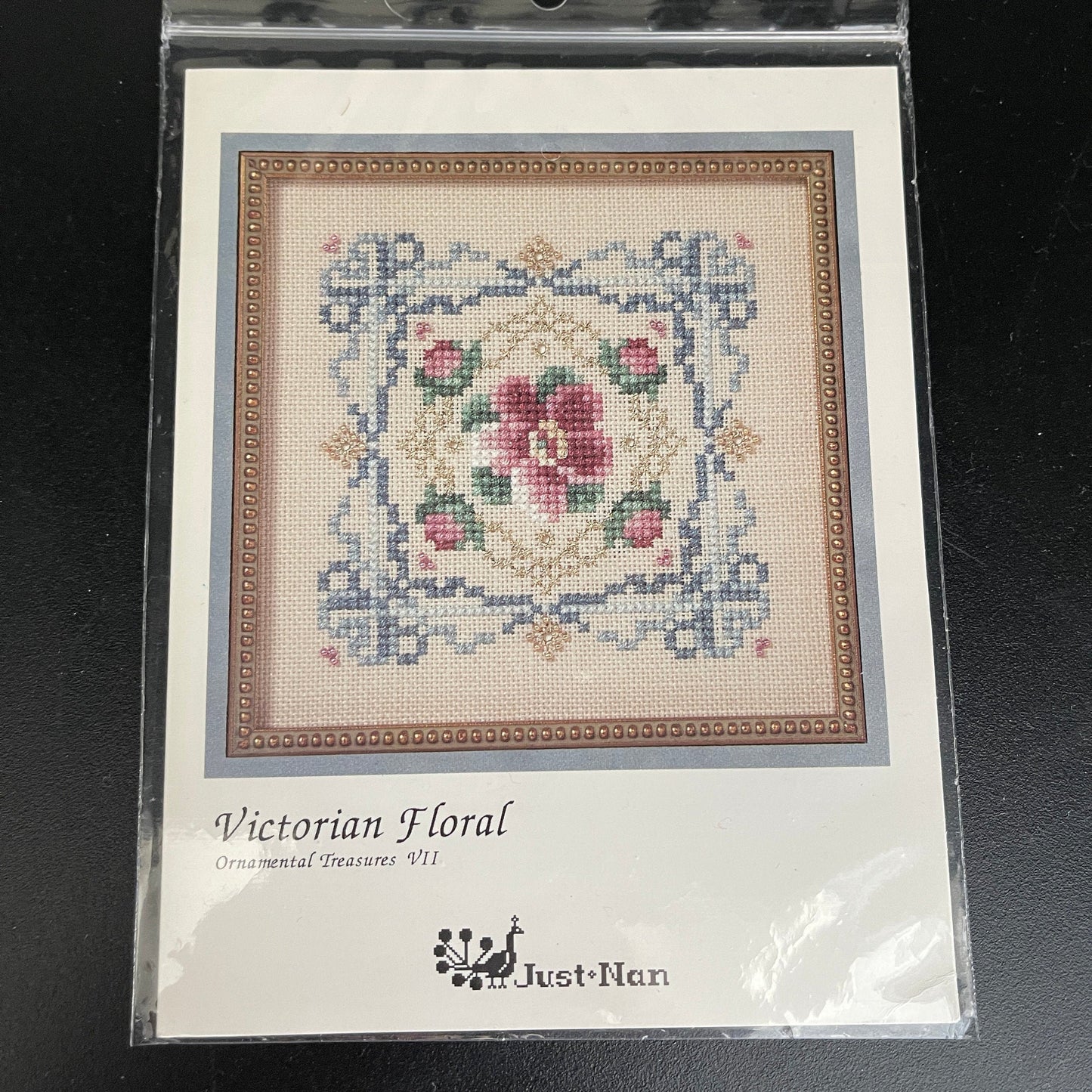 Just Nan Ornamental Treasures choice of mini counted cross stitch charts Rare & OOP see pictures and variations*