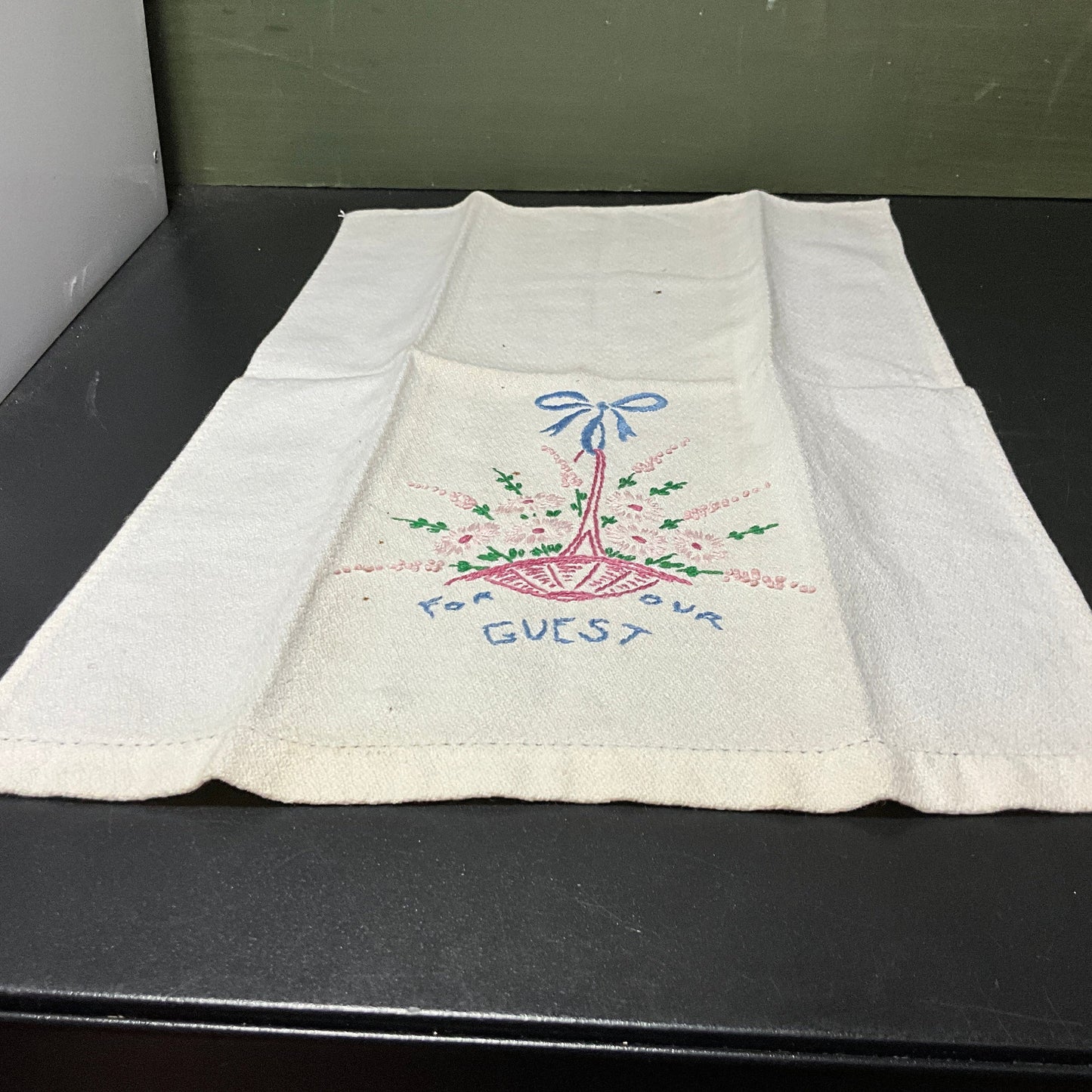 Beautiful hand embroidered towels vintage collectible finished projects see pictures and variations*