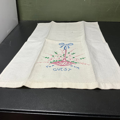 Beautiful hand embroidered towels vintage collectible finished projects see pictures and variations*