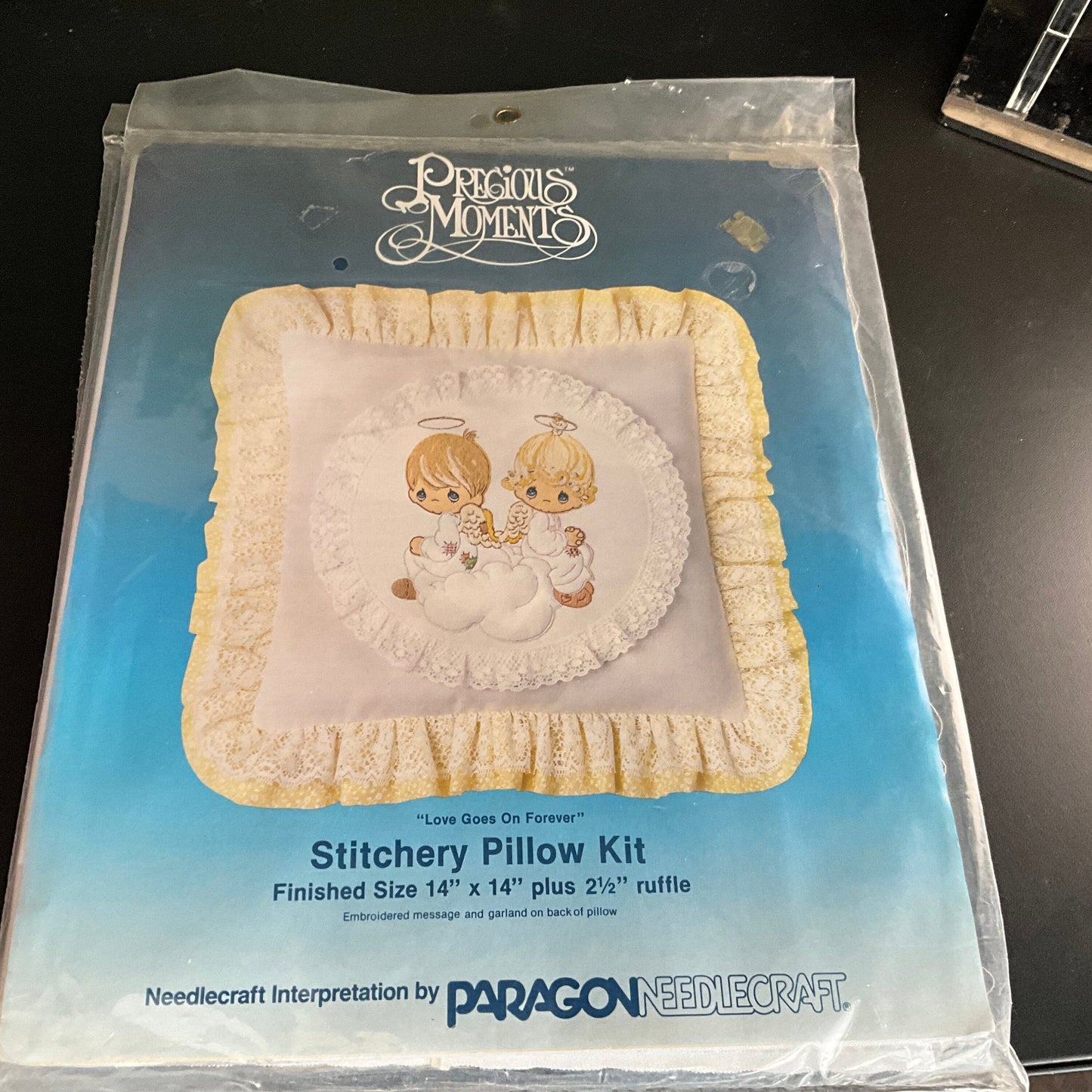 Paragon Needlecraft Precious Moments choice vintage crewel pillow kits see pictures and variations*